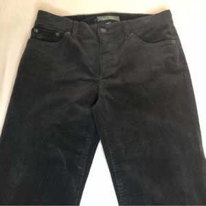 LRL Lauren Jean Co.Black Corduroy Pants Size 6